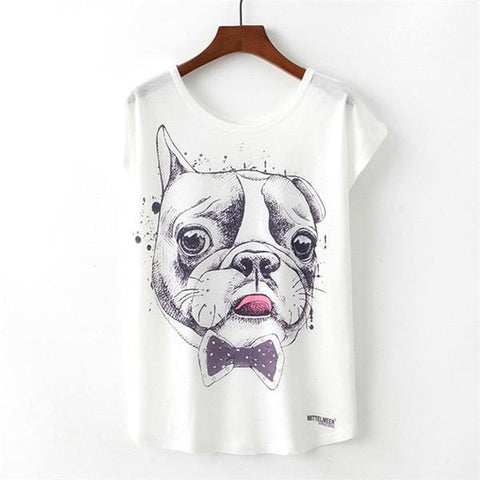 Artistic Happy Dogs Women's Shirt